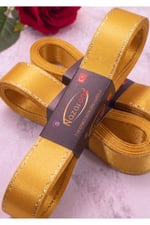 Saten Simli Kurdele 2cm-10mt-sarı