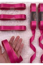 Saten Simli Kurdele 3cm-10mt-fuşya