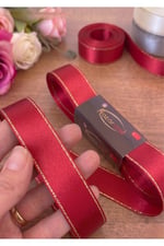 Saten Simli Kurdele 3cm-10mt-kırmızı(1102)