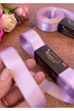 Saten Simli Kurdele 3cm-10mt-lila