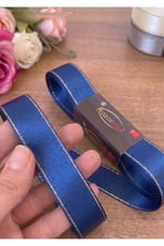 Saten Simli Kurdele 3cm-10mt-mavi(1206)