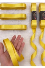 Saten Simli Kurdele 3cm-10mt-sarı