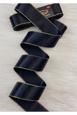 Saten Simli Kurdele 3cm-10mt-siyah(1812)