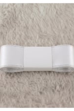 Saten Simli Kurdele 6cm-10mt-beyaz(101)