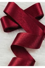 Saten Simli Kurdele 6cm-10mt-kırmızı(1102)