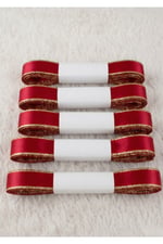 Saten Simli Kurdele 6cm-10mt-kırmızı(1102)
