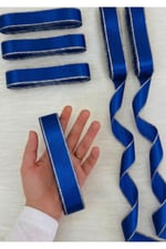 Saten Simli Kurdele 6cm-10mt-lacivert(1111)