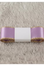 Saten Simli Kurdele 6cm-10mt-lila