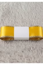 Saten Simli Kurdele 6cm-10mt-sarı(412)
