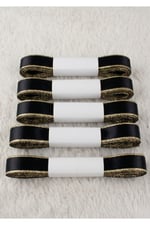 Saten Simli Kurdele 6cm-10mt-siyah(1812)