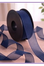 Şifon Kurdele 2,5cm-20mt-lacivert(1111)