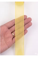 Şifon Kurdele 2,5cm-20mt-sarı(412)