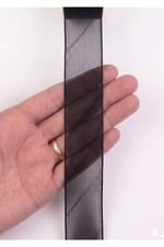 Şifon Kurdele 2,5cm-20mt-siyah(1812)