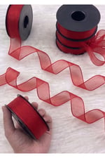 Şifon Kurdele 4cm-20mt-bordo