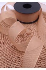 Şifon Kurdele 4cm-20mt-kahverengi(208)