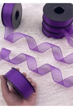 Şifon Kurdele 4cm-20mt-lila