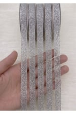 Simli Kurdele 2cm 23mt Gümüş