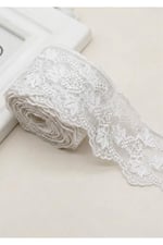Tül Güpür 8073 9mt-beyaz