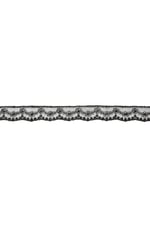 Tül Güpür 8090 9mt-siyah