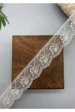 Tül Güpür 9134 9mt-beyaz