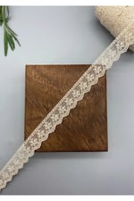 Tül Güpür 9152 9mt-krem