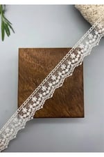 Tül Güpür 9153 9mt-beyaz