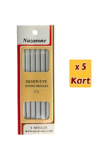 YORGAN İĞNE NO:3,5/5 5 KART(25 ADET İĞNE)