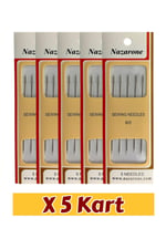YORGAN İĞNE NO:6/0 5 KART(25 ADET İĞNE)