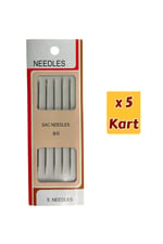 YORGAN İĞNE NO:8/0 5 KART(25 ADET İĞNE)