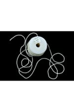 Yuvarlak Inci Ipe Dizili Makara 4mm-23mt-krem
