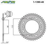 1-1390-48 ARKA DİŞLİ