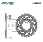 1-3437-39 ARKA DİŞLİ
