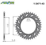 1-3471-43 ARKA DİŞLİ