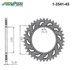 1-3541-45 ARKA DİŞLİ