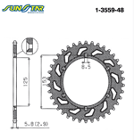 1-3559-48 ARKA DİŞLİ