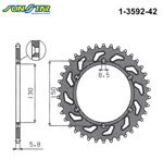 1-3592-42 ARKA DİŞLİ