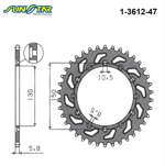 1-3612-47 ARKA DİŞLİ