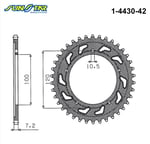 1-4430-42 ARKA DİŞLİ