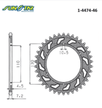 1-4474-46 ARKA DİŞLİ