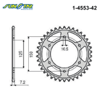 1-4553-42 ARKA DİŞLİ