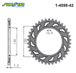 1-4598-42 ARKA DİŞLİ