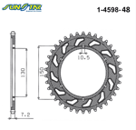 1-4598-48 ARKA DİŞLİ