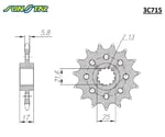 3C715 ÖN DİŞLİ