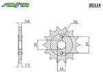 3D114 ÖN DİŞLİ