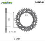 8-3547-50 ARKA DİŞLİ Z-PERFORMANS