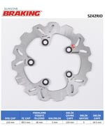 BRAKING DALGALI ARKA FREN DİSKİ