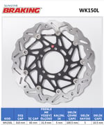 BRAKING DALGALI PERFORMANS FREN DİSKİ (SOL)