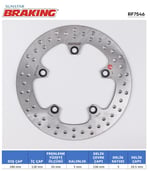 BRAKING HONDA NC 700-750 / BMW G 310 R / GS YUVARLAK ARKA FREN DİSKİ