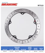 BRAKING HONDA NC 700-750 YUVARLAK ÖN FREN DİSKİ