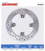 BRAKING HONDA SWT 600 YUVARLAK ARKA FREN DİSKİ